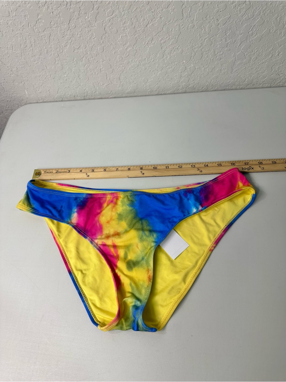 Lucky Brand Women’s Multicolored Tie Dye Boho Retro Vibes Bikini Bottom Size XL - Picture 5 of 6